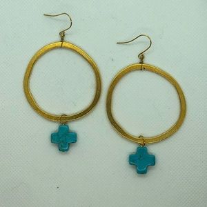 Large Hoops with Cross Drops